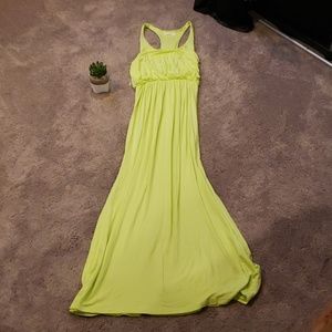 Lime maxi dress